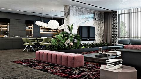 Luxury Apartment Interior Modern Luxury Living Room
