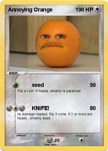 Pokémon Annoying Orange 1527 1527 Seed My Pokemon Card