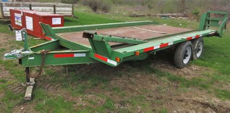 Albrecht Auctions 2017 16 Heavy Duty Trailer With Heavy Ramps And 2