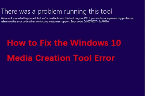 How To Fix The Windows 10 Media Creation Tool Error Windows 10 Fix