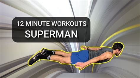12 Minute Workout Supermans Bodyweight Youtube