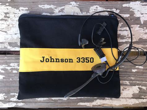 8 X 10 911 Dispatcher Headset Bag With Custom Etsy