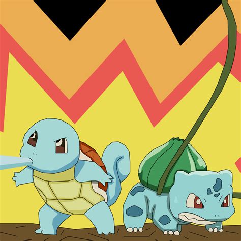 Team Squirtle Ans Bulbasaur By Athosiana On Deviantart