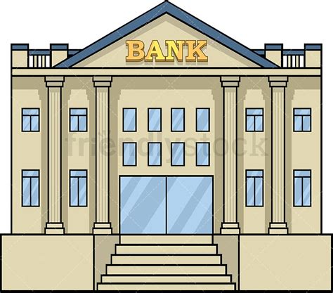 Free Clipart Bank Building