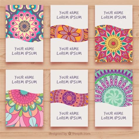 Free instant download of layered mandala alphabet letters with pretty floral elements. Mandala card template Vector | Free Download