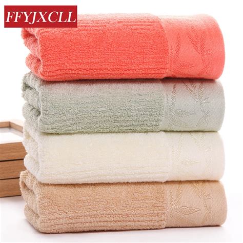 4pcs 100 Bamboo Fiber Towel 35cm75cm Adults Face Towel Washcloth