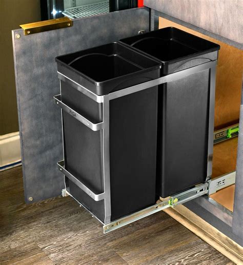 Check out our garbage can cabinet selection for the very best in unique or custom, handmade did you scroll all this way to get facts about garbage can cabinet? Trash Cans Pull Out | Trashcan
