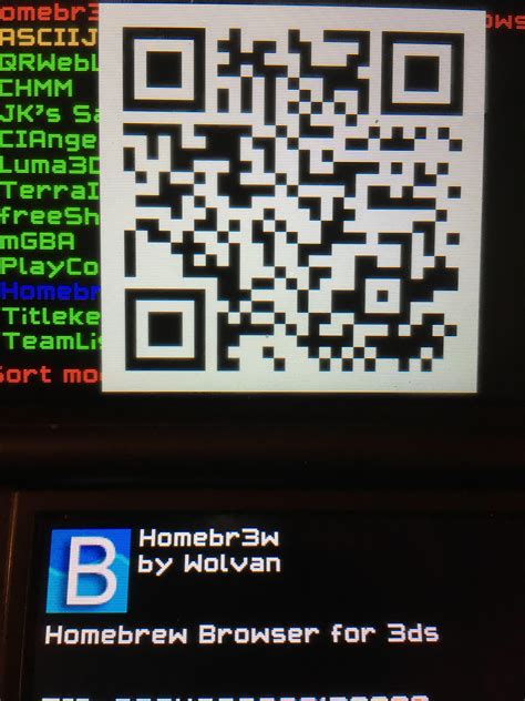 Mario kart 7 qr code (usa). Homebrew Browser Qr code. Let's you install custom ...