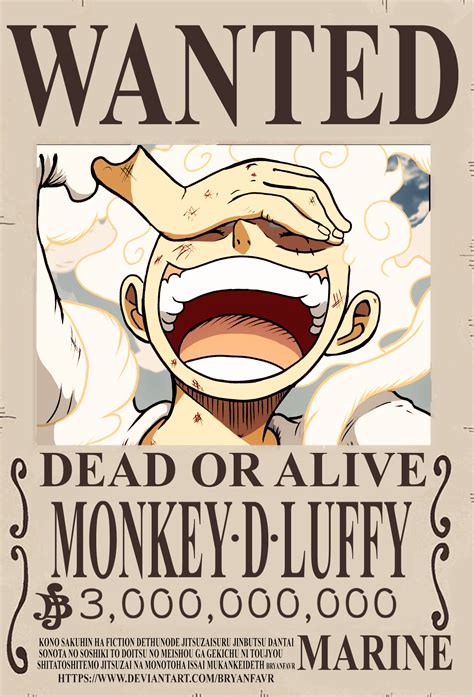 Monkey D Luffy Bounty One Piece Ch 1053 By Bryanfavr On Deviantart