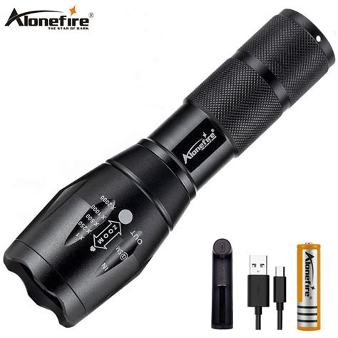 Alonefire G700 Flashlight Xml T6 L2 Led Aluminum Alloy Waterproof Zoom