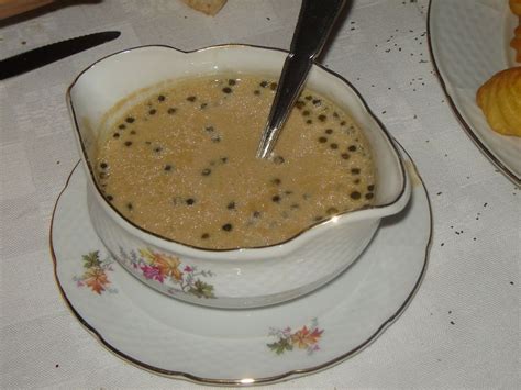 Sauce au poivre vert Recette de Sauce au poivre vert