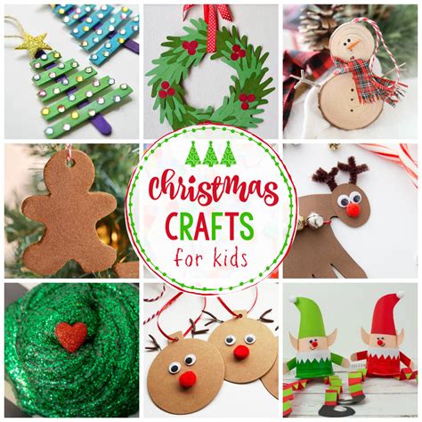 25 Easy Christmas Crafts For Kids Crazy Little Projects