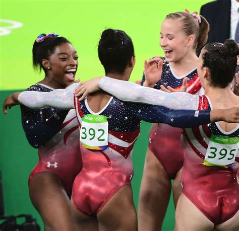 Simone Biles Gabby Douglas Madison Kocian And Aly Raisman Artistic Gymnast Girls At 2016