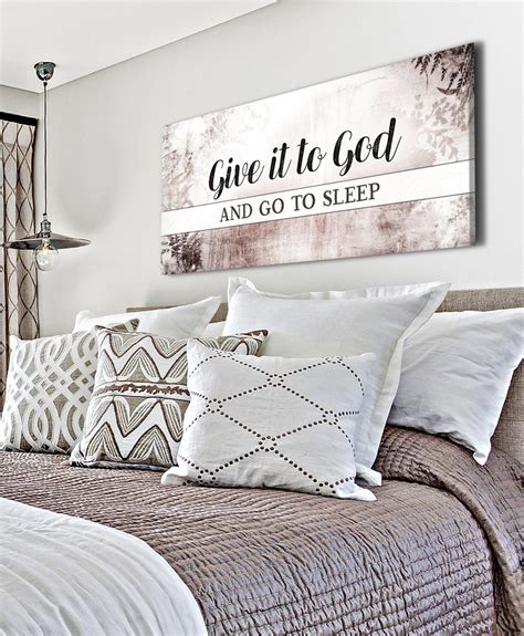 Christian Wall Art Give It To God V3 Wood Frame Ready To Hang