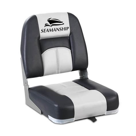 Seamanship 2x Folding Boat Seats Seat Marine Seating Set Swivels All