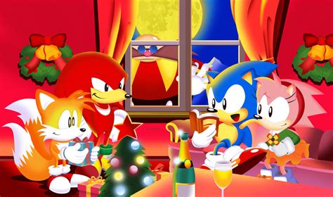 Sonic The Screensaver Christmas By Linkabel32 On Deviantart