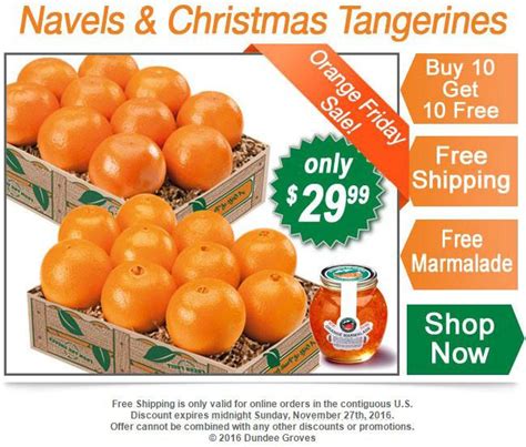 Orange You Glad Its Black Friday Tangerines Florida Citrus