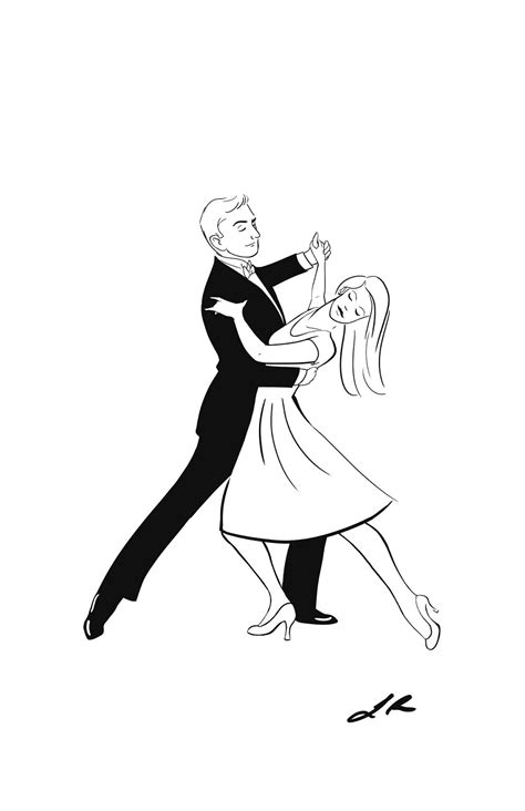 Ballroom Dance Drawing At Explore Collection Of