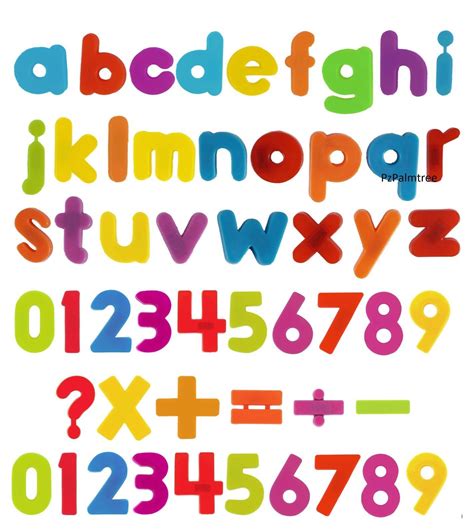 Kids Learning Teaching Magnetic Toy Letters And Numbers Fridge Magnets