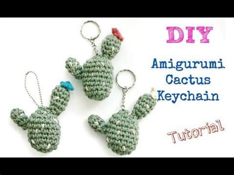 Step by step guide to help you crochet a cactus. DIY TUTORIAL (With images) | Cactus keychain, Crochet ...