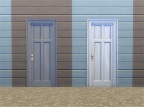 Two Tile Four Panel Door By Plasticbox At Mod The Sims Sims 4 Updates