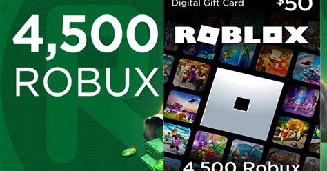 Roblox gift cards allows you to improve your account in roblox. Get 4,500 ROBUX Gift Card Now!