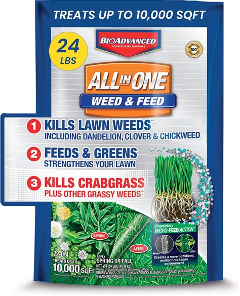 Buy Bioadvanced 100532514 Weed And Feed Crabgrass Killer Science Based