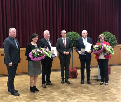 Freiherr Vom Stein Plakette Verliehen Rüdiger Und Uwe Weiß Erhielten