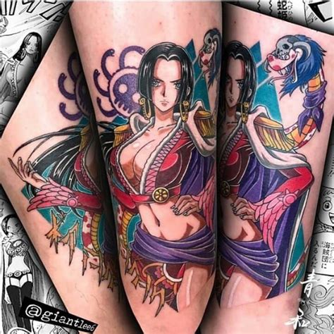 My Love Unique Of One Piece 💓 Boa Hancock 😍😍💓💓 Jimbei Tattoo And Don Flamimgo 💪🎌 Artist Credit