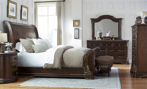 Sleigh bedroom sets are one of the most comfortable bedroom sets you must to try. Gables Sleigh Bedroom Set from ART (245125-1707) | Coleman ...