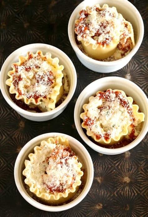 Individual Lasagna Recipe Pasta Side Dish Or Main Course Mantitlement