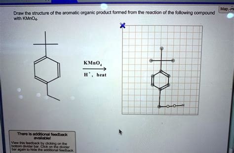 Solved Map Draw The Structure Of The Aromatic Organic Product Formed