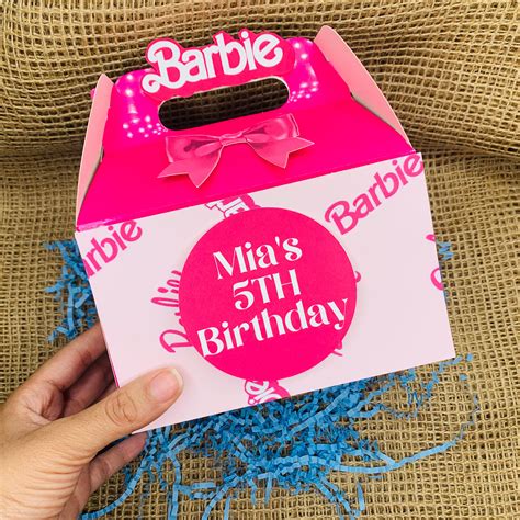 Barbie Party Favor Bags 12 Pieces Etsy