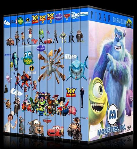 Pixar Collection Dvd Cover Set English Covertr