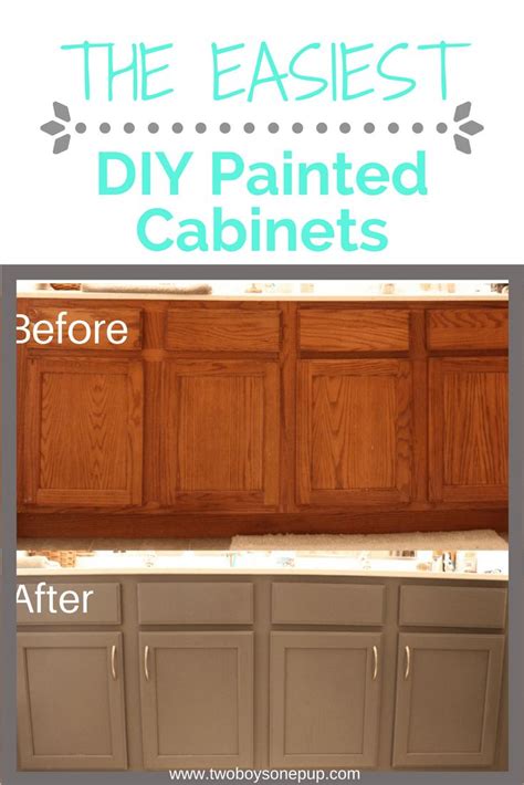 For the final coat, use a steady watch out for drips, as these can permanently settle into the complete finish once it dries. Easy DIY Painted Bathroom Cabinets • Two Boys One Pup ...