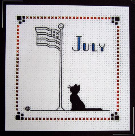 The pattern is adapted from the art work of kathy kelly. Calico Crossroads Kats By Kelly July Americat Mini Kat ...
