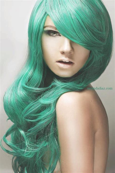 Wow Pastel Green Hair Green Hair Colors Hair Colour Mint Hair Amanda Diaz Photography