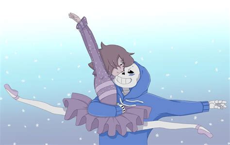 Dancetale Undertale Sans X Frisk Anime