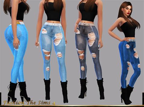 The Sims Resource Jeans Carolina