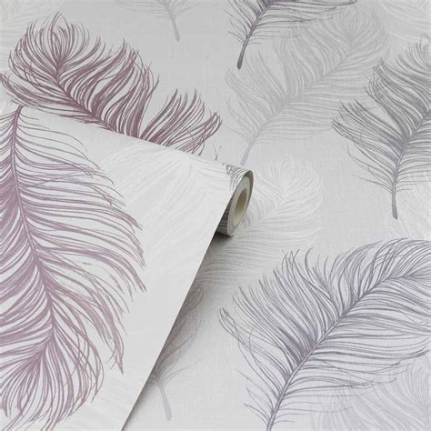 Arthouse Whisper Lavender Wallpaper Wilko