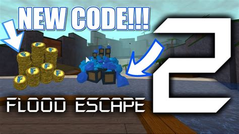 [code] flood escape 2 free gems and coins roblox youtube