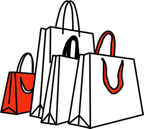 Shopping - Tote Bag Clipart - Full Size Clipart (#5746969) - PinClipart