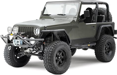 Smittybilt 76631 Src Side Armor In Textured Black For 87 06 Jeep