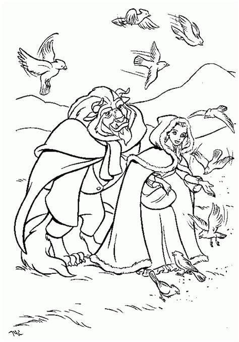Coloring Pages Belle Coloring Pages From Beauty And The Beast Free And