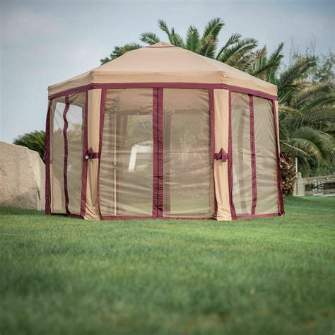 Pop Up Outdoor Canopy With Mosquito Netting Patio Ir