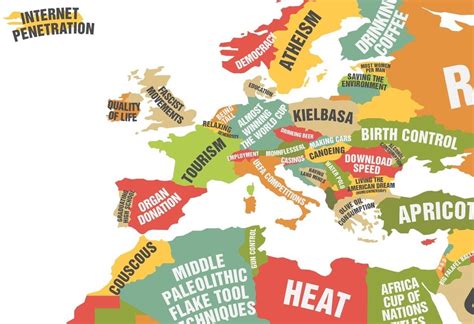 World Map Shows What Every Country Is Best At Best Of