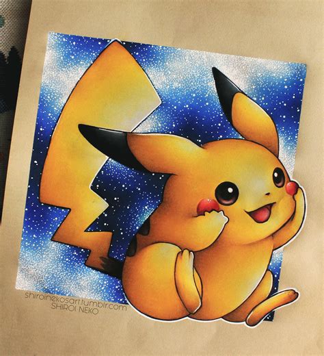 Pokemon Pikachu Galaxy By Shiroinekosart On Deviantart
