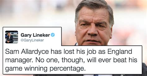 Sam allardyce is the current head coach of west bromwich albion, his eighth premier league club. Big Sam booted out: the 5 funniest internet comments The Poke