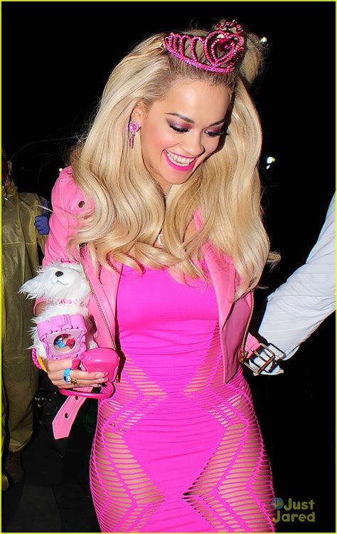 Rita Ora Looks Pretty In Pink As Barbie For Halloween Photo 737044 Photo Gallery Just
