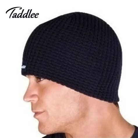 Taddlee Brand Fashion Mens Winter Cap Set Of Head Cap Man Hat Keep Warm